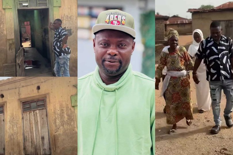 A heavy rain and wind destroyed her house Kunle Afod expresses heartbreak for veteran Iru Eshin Kemi