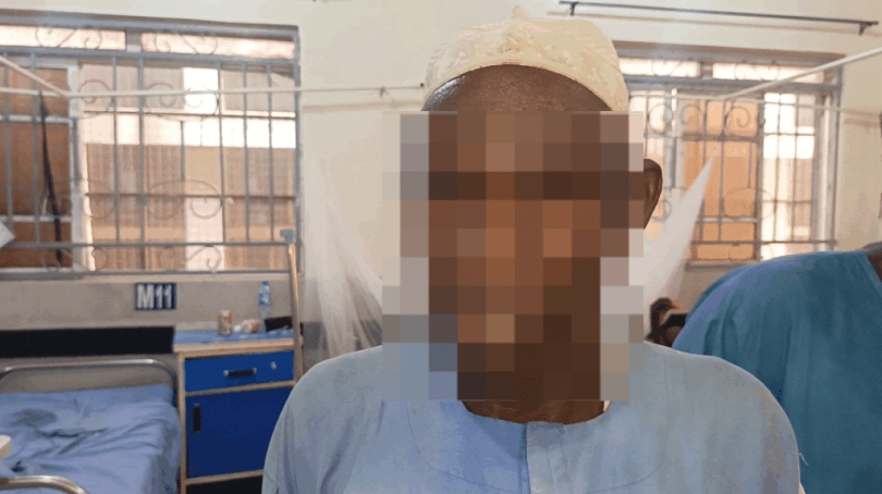 A survivor Abu Goni. Photo credit. Isah Ojo