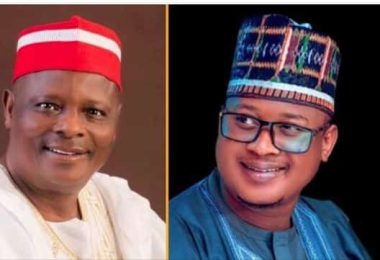 ADC Chieftains Rabiu Kwankwaso and Nafiu Bala Gombe