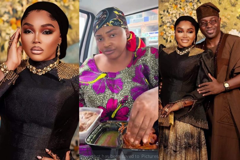 Ade mi Mercy Aigbe consoles husband Kazim Adeoti with lovely photos after breaking his heart with hu
