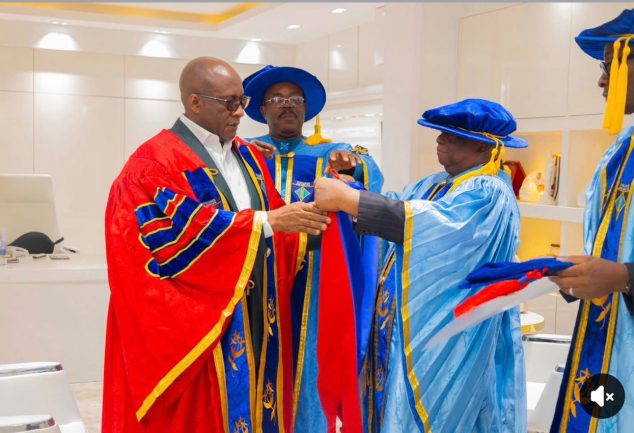 Air Peace boss Onyema bags honorary doctorate from ABSU 1