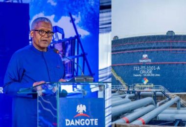 Alhaji Aliko Dangote and his refinery