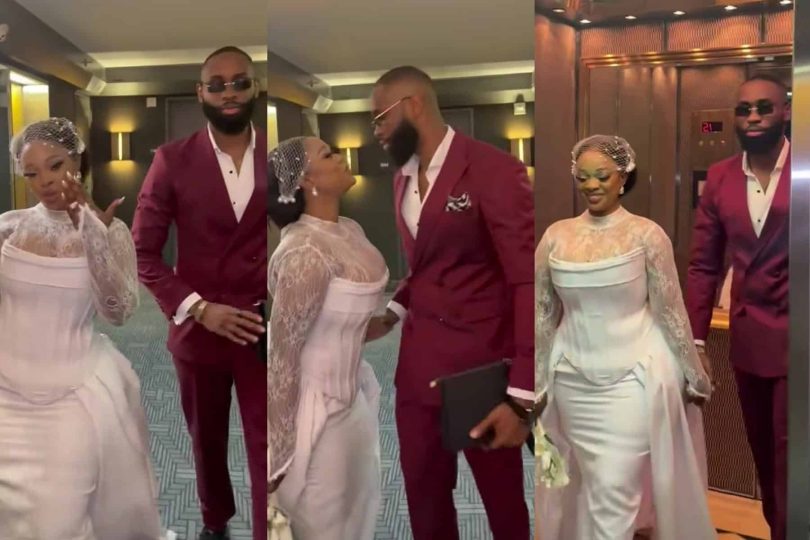 BBNaija Emmanuel Umoh and US based Cameroonian girlfriend legally tie the knot Kemi Filani blog