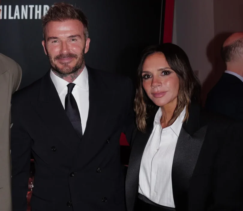 David Beckham and Victoria Beckham attend TIME100 Impact Dinner Leaders Shaping the Future of Philan