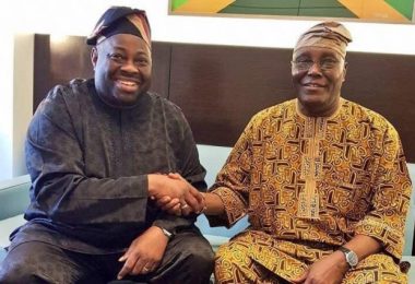Dele Momodu and former VP Atiku Abubakar