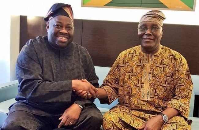 Dele Momodu and former VP Atiku Abubakar