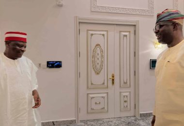 Former Kano State Governor Rabiu Kwankwaso and Governor Seyi Makinde of Oyo State