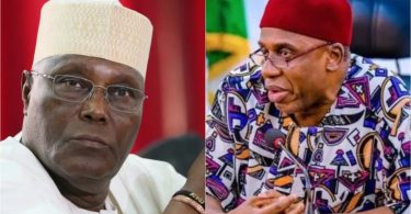 Former Vice President Atiku Abubakar and Rotimi Amaechi