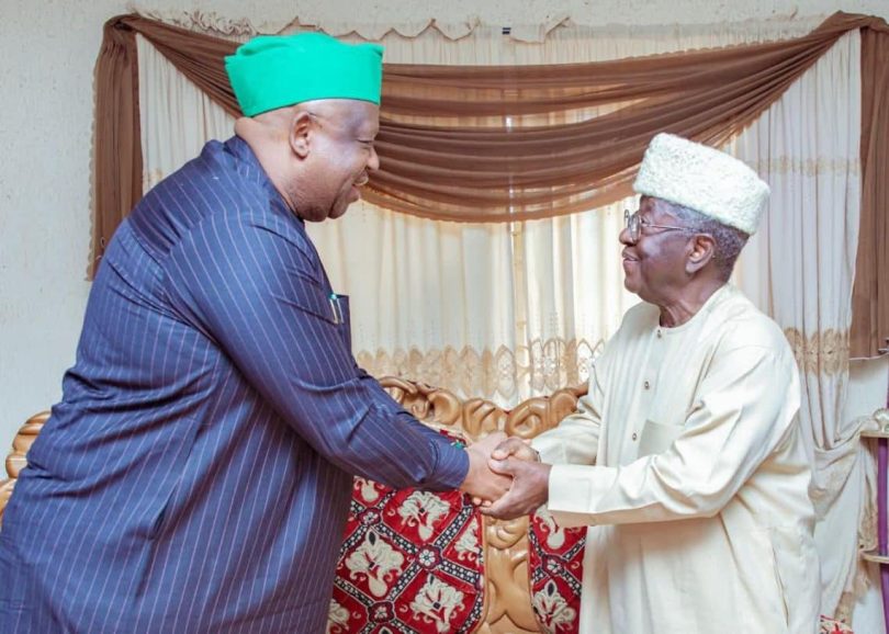 Gov Caleb Mutfwang and former Governor Jonah Jang