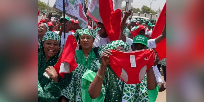 Images from the controversial Kano rally