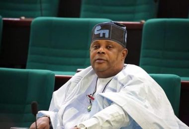 James Abiodun Faleke in House of Reps Chamber