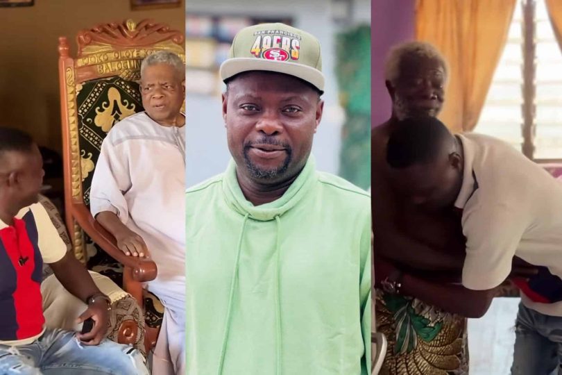 Kunle Afod pay visit to veterans Kola Oyewo and Peter Fatomilola Kemi Filani blog