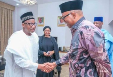 L R Bauchi State Governor Bala Mohammed and Former Presidential Candidate Peter Obi