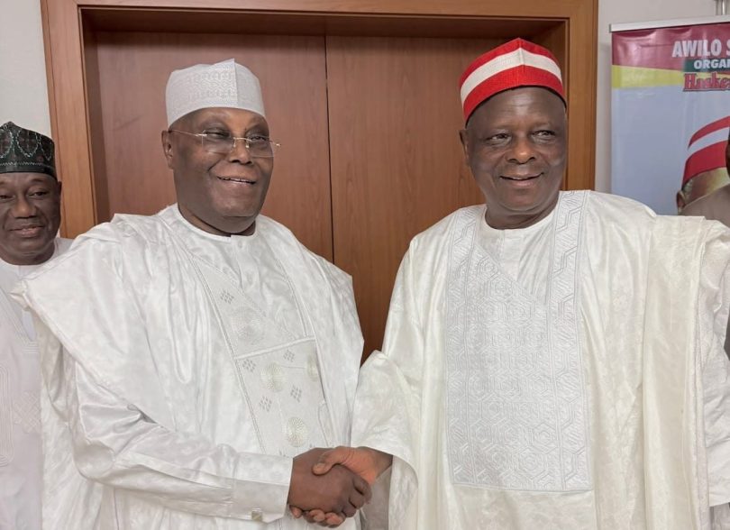 L R Ex vice president Atiku Abubakar and former presidential candidate Rabiu Kwankwaso e177644692614