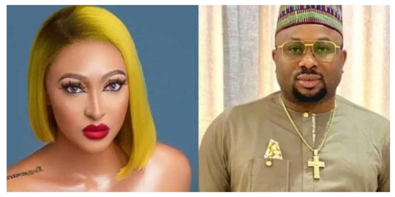 L R Nollywood Actress Rosy Meurer and Olakunle Churchill scaled