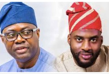 L R Oyo State Governor Seyi Makinde and House of Assembly Speaker Adebowale Ogundoyin 1