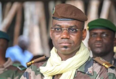 Malis Defence Minister General Sadio Camara scaled