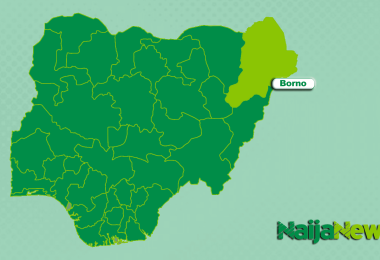 Map of Borno State Nigeria