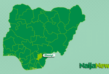 Map of Ebonyi State Nigeria