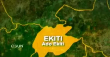 Map of ekiti state