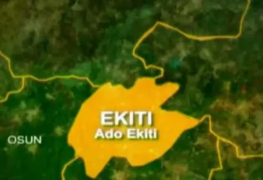 Map of ekiti state