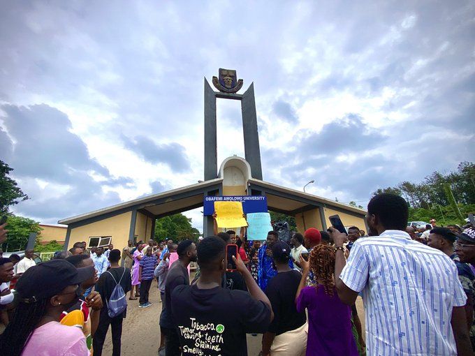 OAU students protest
