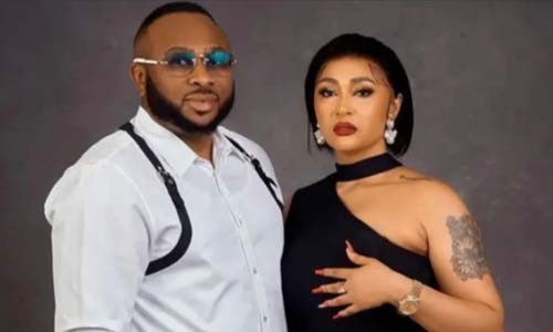 Olakunle Churchill and actress Rosy Meurer