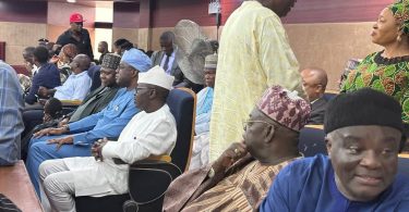 PDP Leaders at Supreme Court