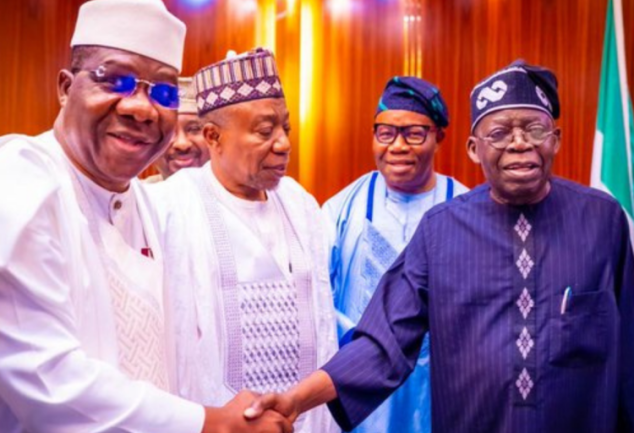 President Bola TInubu and lawmakers 1024x512