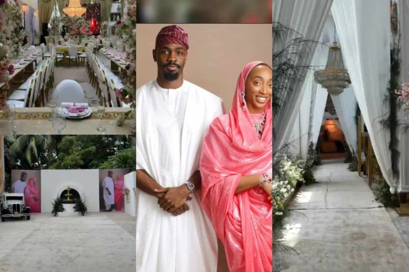 Shade Okoyas daughters wedding decorations Kemi Filani blog