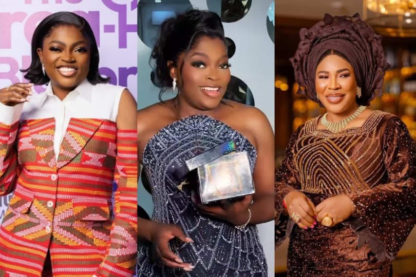 The one wey I do never do Faithia Williams queries Funke Akindele as she promotes her movie Kemi Fil