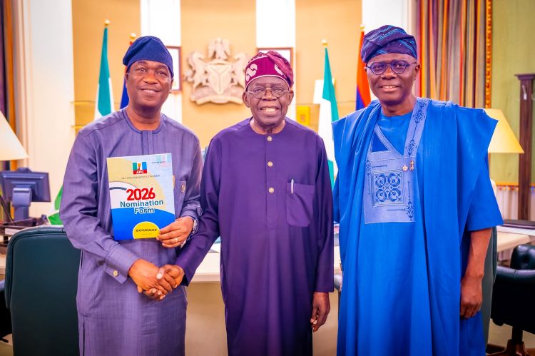 Tinubu Hamzat and Sanwo Olu