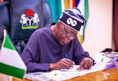 Tinubu writes