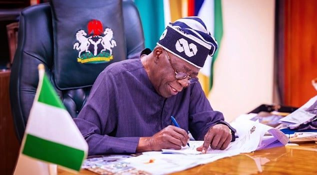 Tinubu writes