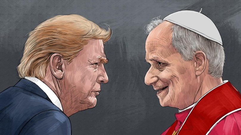 Trump PopeLeo Art