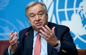 UN Secretary General Antonio Guterres