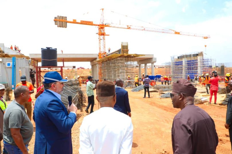 Wike inspecting project in Abuja