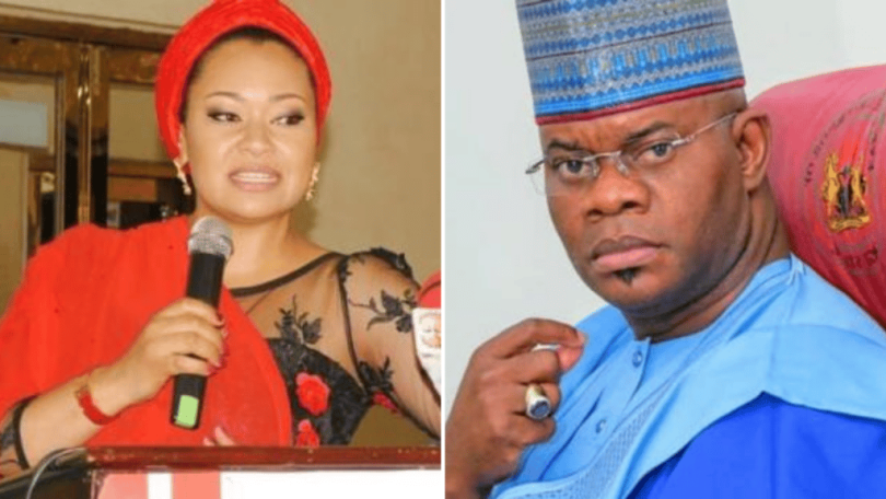 Yahaya Bello and Natasha Akpoti 1024x576