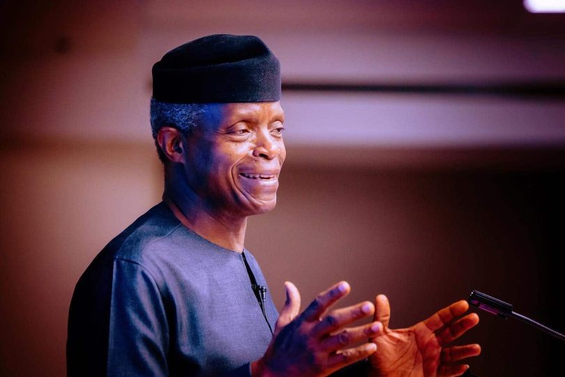 Yemi Osinbajo speaking