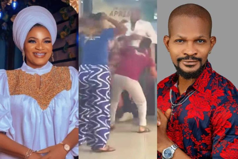 Yoruba actress Funmi Bank Anthony beat up Uche Maduagwu Kemi Filani blog