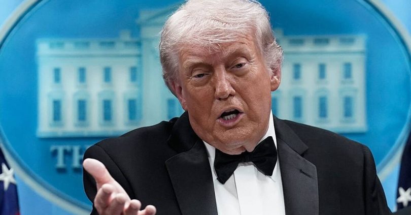donald trump calls correspondents dinner gunman lone wolf whack job