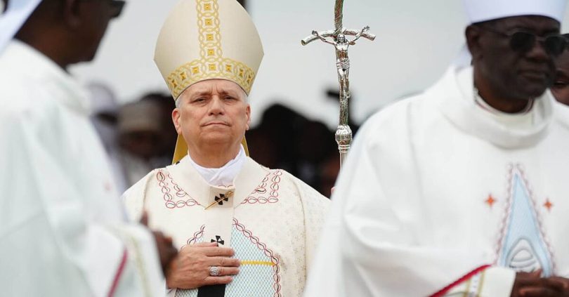 pope leo it s not in my interest at all to debate trump about iran war