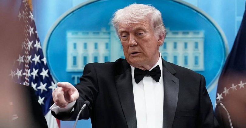 trump not worried during attack by gunman at washington black tie dinner