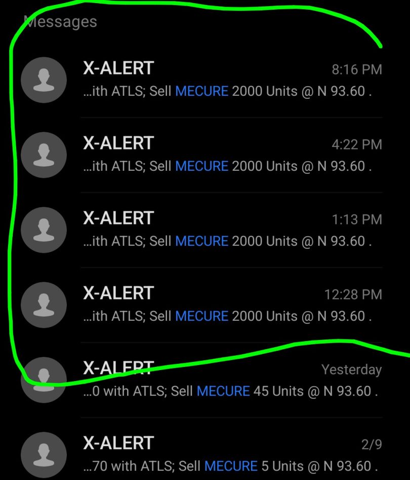 x alert fee capital market