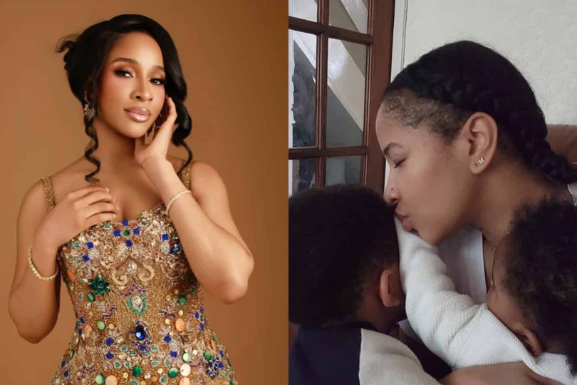 Adesua Etomi celebrates herself on Mothers Day