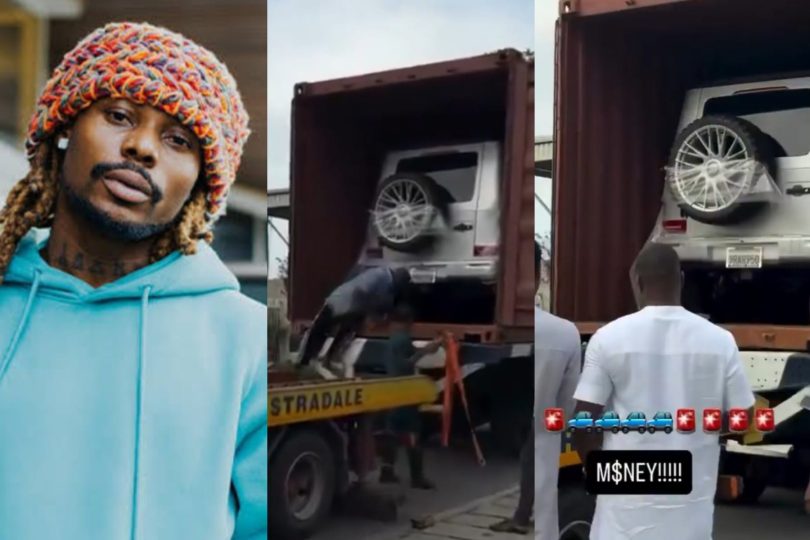Asake acquires brand new G Wagon