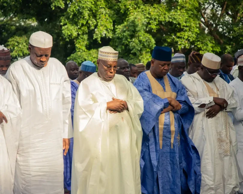 Atiku Abuja Eid Prayers 2