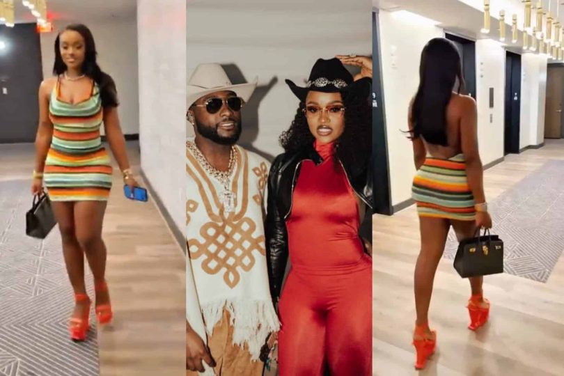 Davidos wife Chioma flaunts curves in new video