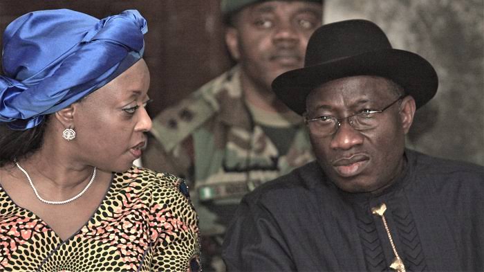 Diezani Allison Madueke and Goodluck Jonathan