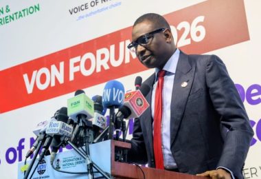 EFCC Chairman Ola Olukoyede speaking